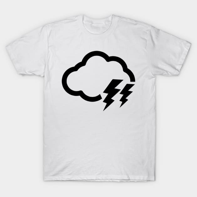 Sea of Clouds Black Logo T-Shirt by seaovclouds